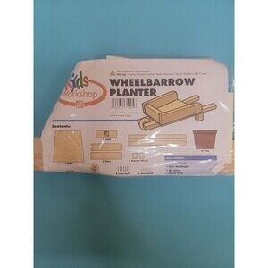 Home Depot Kids Workshop Kit Wheelbarrow Planter NIP